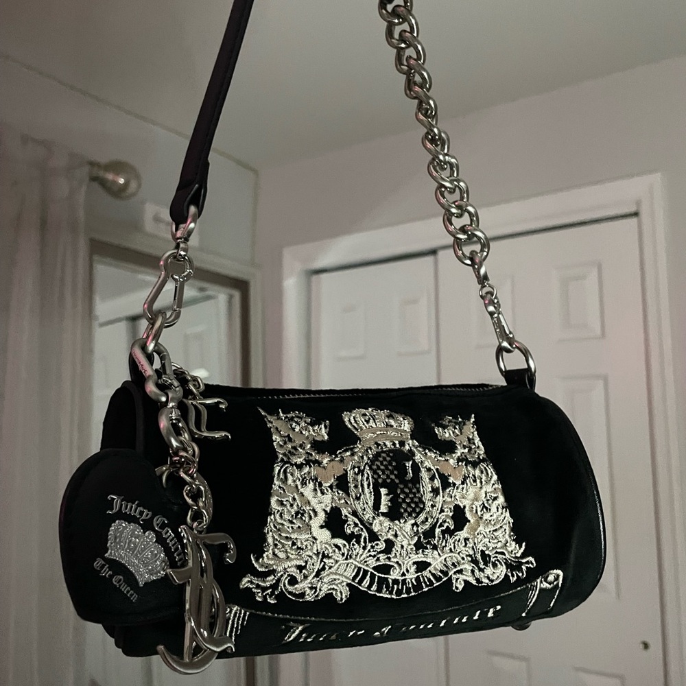 Juicy Couture Black twig UK barrel bag
